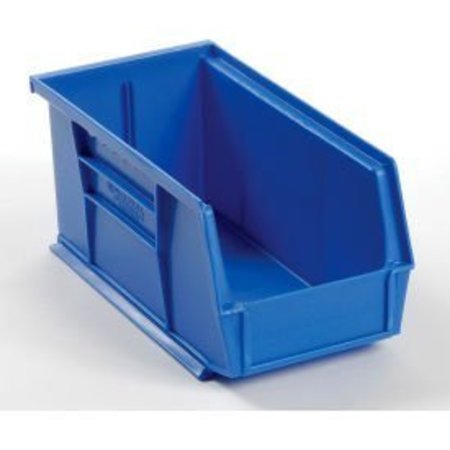 Global Equipment 24 Plastic Stack and Hang Bins 5-1/2x10-7/8x5   24 Free Parts Bins - Blue 269682BLP
